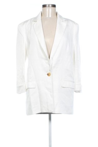 Sacou de femei Zara, Mărime S, Culoare Alb, Preț 68,24 Lei, #137043844