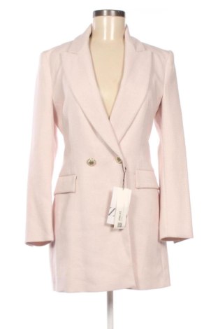 Дамско палто Zara, Размер S, Цвят Розов, Цена 36,33 €, #137127726