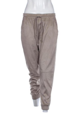 Дамско спортно долнище Zara, Размер XL, Цвят Бежов, Цена 15,43 €, #137110230