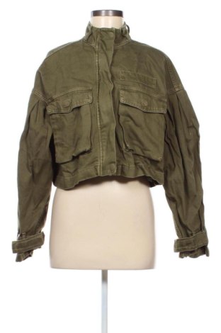 Geacă de femei Bershka, Mărime XS, Culoare Verde, Preț 139,36 Lei, #137105020