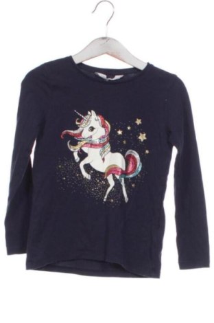 Детска блуза H&M, Размер 4-5y/ 110-116 см, Цвят Син, Цена 7,00 €, #137131905