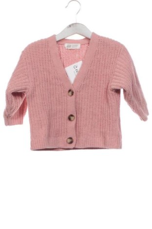 Παιδική ζακέτα H&M, Μέγεθος 18-24m/ 86-98 εκ., Χρώμα Ρόζ , Τιμή 8,00 €, #137016277