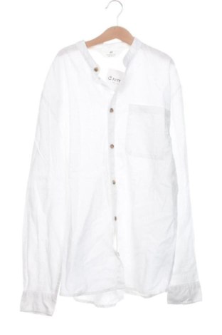 Kinderhemd H&M, Größe 12-13y/ 158-164 cm, Farbe Weiß, Preis € 5,72, #137000796