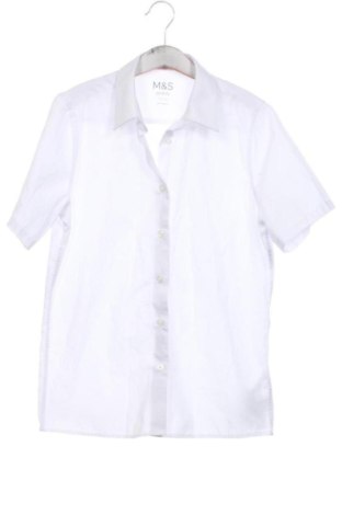 Cămașă pentru copii Marks & Spencer, Mărime 11-12y/ 152-158 cm, Culoare Alb, Preț 38,44 Lei, #137080193