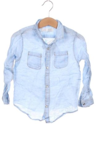 Kinderhemd Zara, Größe 2-3y/ 98-104 cm, Farbe Blau, Preis 6,00 €, #137028209