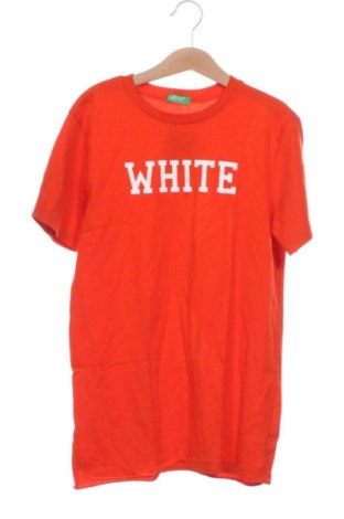 Παιδικό μπλουζάκι United Colors Of Benetton, Μέγεθος 12-13y/ 158-164 εκ., Χρώμα Πορτοκαλί, Τιμή 8,00 €, #136969671