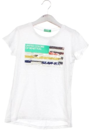 Παιδικό μπλουζάκι United Colors Of Benetton, Μέγεθος 4-5y/ 110-116 εκ., Χρώμα Λευκό, Τιμή 15,00 €, #137012343