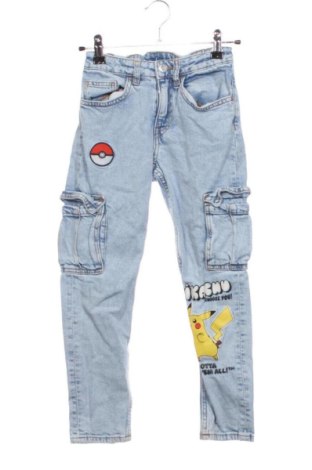 Blugi pentru copii H&M, Mărime 6-7y/ 122-128 cm, Culoare Albastru, Preț 70,00 Lei, #137068219
