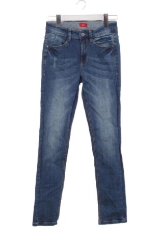 Blugi pentru copii S.Oliver, Mărime 12-13y/ 158-164 cm, Culoare Albastru, Preț 75,99 Lei, #136481920