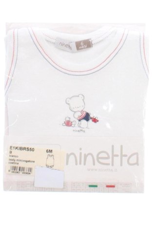 Dziecięce body Ninetta, Rozmiar 3-6m/ 62-68 cm, Kolor Biały, Cena 38,10 zł, #136988296