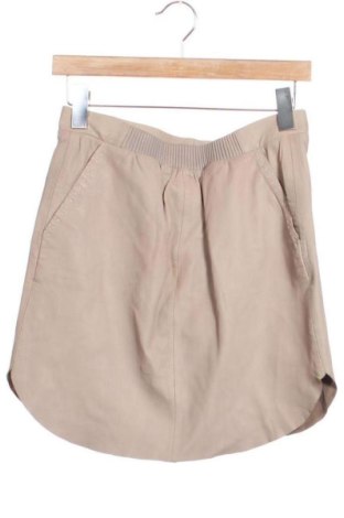 Δερμάτινη φούστα Pulz Jeans, Μέγεθος M, Χρώμα  Μπέζ, Τιμή 43,00 €, #136921343