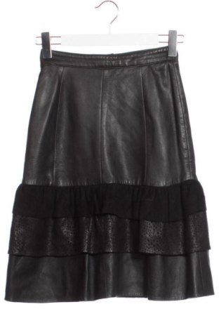 Fustă de piele Unbranded, Mărime XXS, Culoare Negru, Preț 178,47 Lei, #137129128