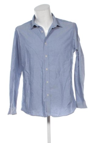 Cămașă de bărbați Zara, Mărime L, Culoare Albastru, Preț 92,00 Lei, #136999591