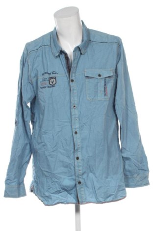 Herrenhemd Unbranded, Größe 3XL, Farbe Blau, Preis 15,99 €, #137002370
