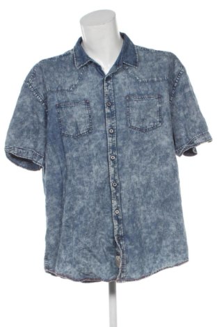 Ανδρικό πουκάμισο Unbranded, Μέγεθος 4XL, Χρώμα Μπλέ, Τιμή 23,30 €, #137002694