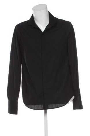 Cămașă de bărbați Piazza Italia, Mărime L, Culoare Negru, Preț 50,99 Lei, #137041982