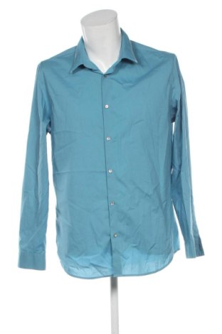 Cămașă de bărbați Calvin Klein, Mărime L, Culoare Albastru, Preț 146,00 Lei, #137043770