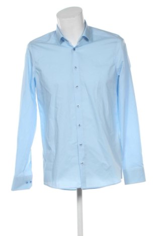 Herrenhemd Jupiter, Größe M, Farbe Blau, Preis 17,99 €, #136819555