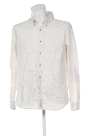 Ανδρικό πουκάμισο Massimo Dutti, Μέγεθος XL, Χρώμα Εκρού, Τιμή 29,50 €, #137130115
