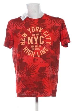 Tricou de bărbați Tom Tailor, Mărime L, Culoare Roșu, Preț 114,46 Lei, #136871737