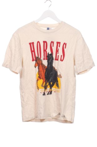 Męski T-shirt H&M, Rozmiar XS, Kolor ecru, Cena 33,99 zł, #137007929