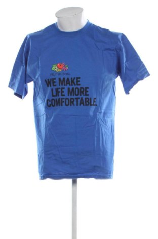 Tricou de bărbați Fruit Of The Loom, Mărime L, Culoare Albastru, Preț 64,99 Lei, #137025479
