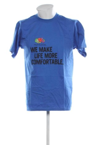 Tricou de bărbați Fruit Of The Loom, Mărime L, Culoare Albastru, Preț 64,99 Lei, #137025500