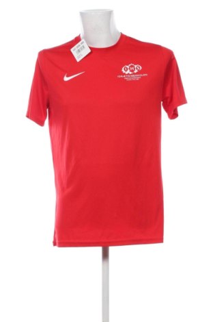 Męski T-shirt Nike, Rozmiar L, Kolor Czerwony, Cena 71,97 zł, #137039185