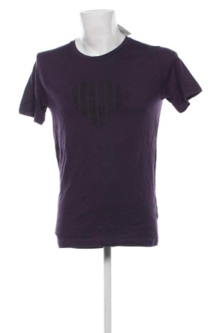 Męski T-shirt Selected Homme, Rozmiar L, Kolor Fioletowy, Cena 41,13 zł, #137044917