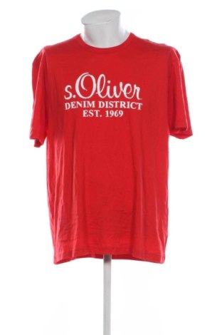 Herren T-Shirt S.Oliver, Größe 3XL, Farbe Rot, Preis € 12,99, #137051641
