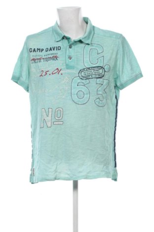 Мъжка тениска Camp David, Размер XXL, Цвят Зелен, Цена 24,03 €, #137052847