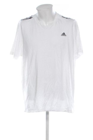 Herren T-Shirt Adidas, Größe XXL, Farbe Weiß, Preis € 18,99, #137054987