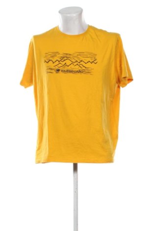 Herren T-Shirt Kilimanjaro, Größe XXL, Farbe Gelb, Preis € 11,99, #137059998