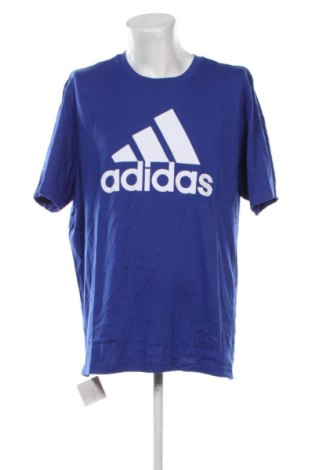 Ανδρικό t-shirt Adidas, Μέγεθος 3XL, Χρώμα Μπλέ, Τιμή 21,99 €, #137062558