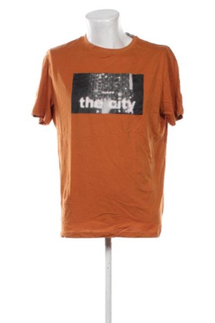 Męski T-shirt Sinsay, Rozmiar XXL, Kolor Pomarańczowy, Cena 41,99 zł, #137063501