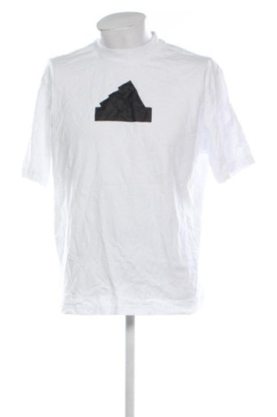 Męski T-shirt Adidas, Rozmiar L, Kolor Biały, Cena 91,99 zł, #137074233