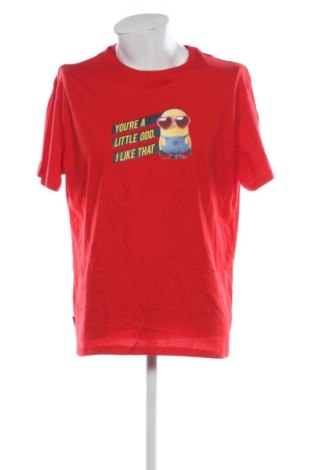Ανδρικό t-shirt Sinsay, Μέγεθος XXL, Χρώμα Κόκκινο, Τιμή 15,00 €, #137088848