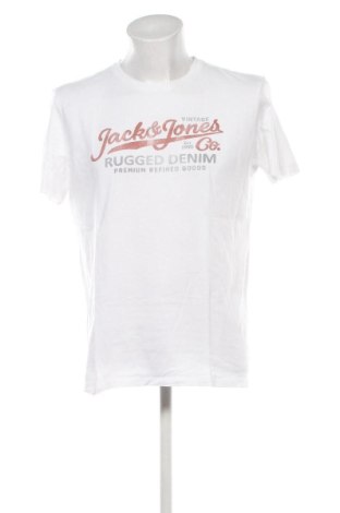 Tricou de bărbați Jack & Jones, Mărime XL, Culoare Alb, Preț 60,99 Lei, #137096835