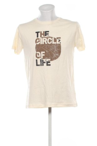 Ανδρικό t-shirt Unbranded, Μέγεθος L, Χρώμα Εκρού, Τιμή 18,46 €, #137105485