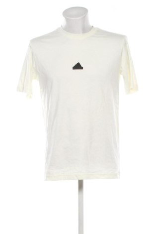 Męski T-shirt Adidas, Rozmiar M, Kolor ecru, Cena 139,71 zł, #137105535