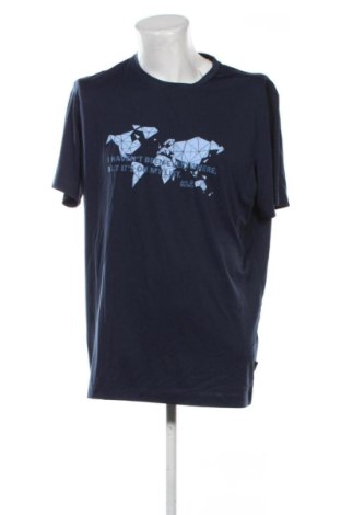 Herren Shirt Jack Wolfskin, Größe XXL, Farbe Blau, Preis 17,99 €, #137107931