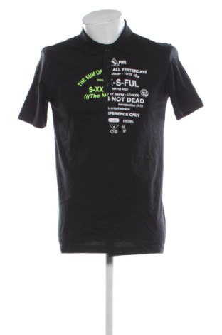 Męski T-shirt Diesel, Rozmiar S, Kolor Czarny, Cena 304,81 zł, #137119861