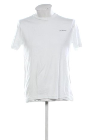Мъжка тениска Calvin Klein, Размер M, Цвят Бял, Цена 39,88 €, #137132011