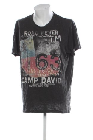 Męski T-shirt Camp David, Rozmiar XXL, Kolor Szary, Cena 77,99 zł, #137132350