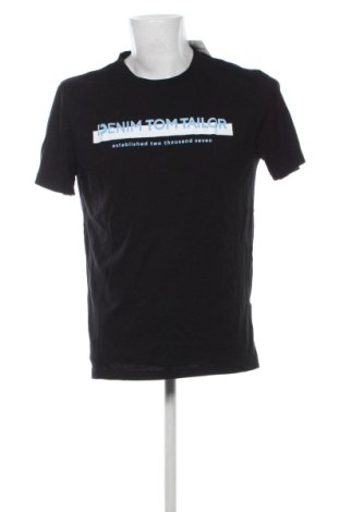 Męski T-shirt Tom Tailor, Rozmiar L, Kolor Czarny, Cena 50,99 zł, #137139363
