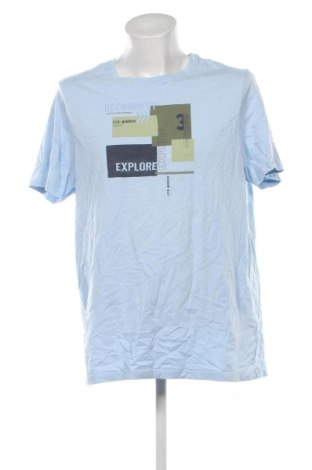 Tricou de bărbați H&M, Mărime XXL, Culoare Albastru, Preț 54,99 Lei, #137147457