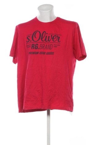 Pánské tričko  S.Oliver, Velikost 3XL, Barva Červená, Cena  299,00 Kč, #137154125
