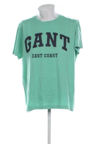 Męski T-shirt Gant, Rozmiar XXL, Kolor Zielony, Cena 237,08 zł, #136958047