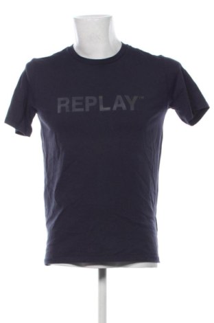 Tricou de bărbați Replay, Mărime M, Culoare Albastru, Preț 110,07 Lei, #137004657