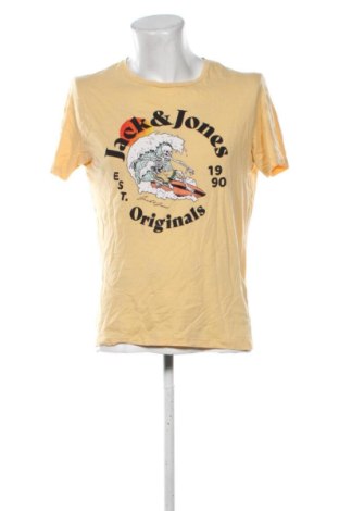 Ανδρικό t-shirt Jack & Jones, Μέγεθος M, Χρώμα Κίτρινο, Τιμή 10,99 €, #137048058